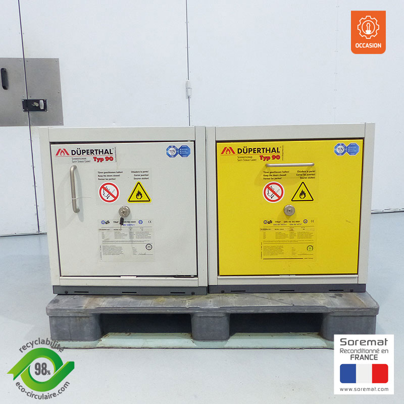 vue de face des 2 armoires