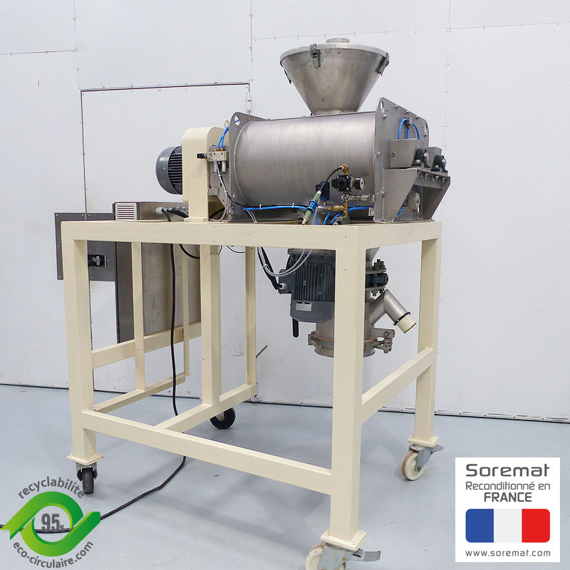 melangeur horizontal vue de dos