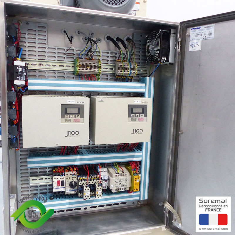 melangeur horizontal armoire electrique