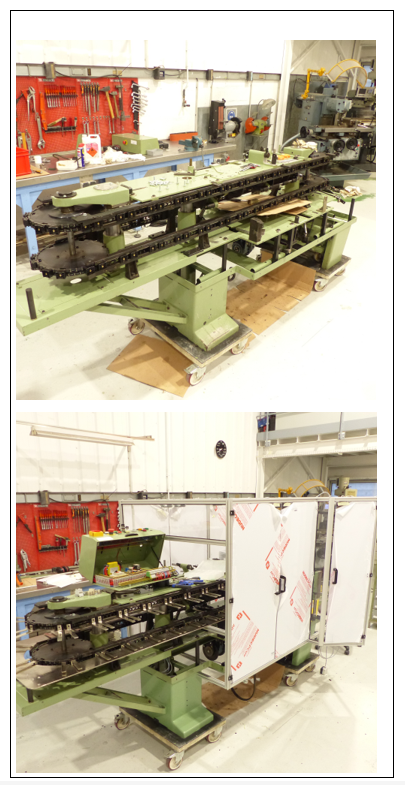 Machines en cours de reconditionnement