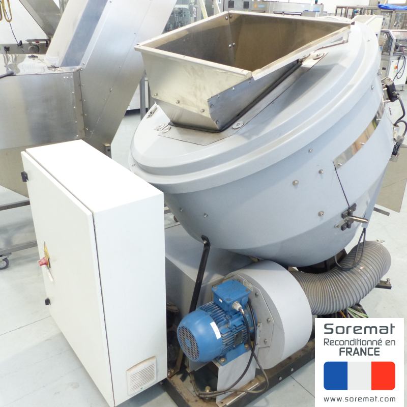 redresseur de flacon avec moteur et armoire électrique