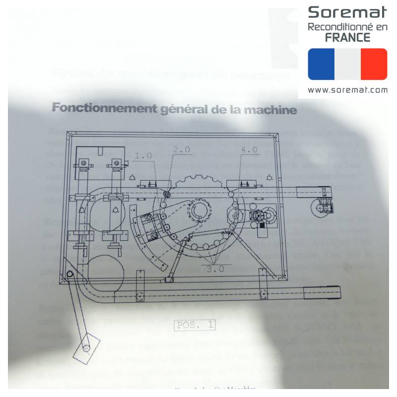 Ligne complète remplisseuse - visseuse TIRELLI M1100 - Soremat
