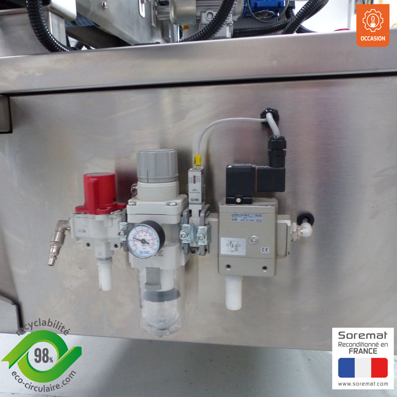 CDA  Ligne de remplissage liquide + visseuse + étiqueteuse - soremat