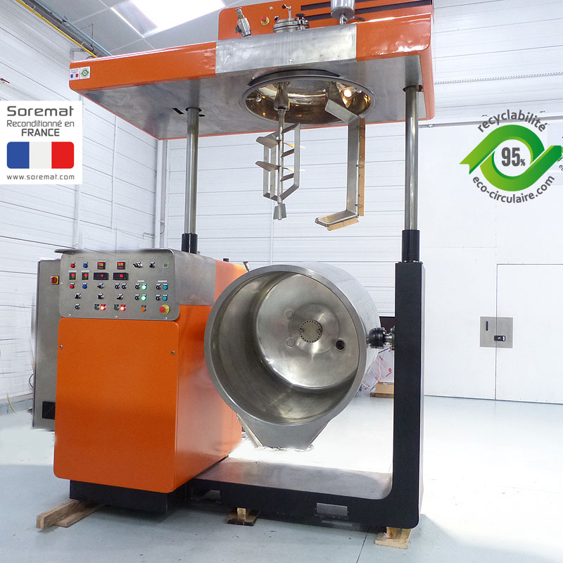 500 L OLSA Cuve de fabrication type Mpef avec homogeneiseur