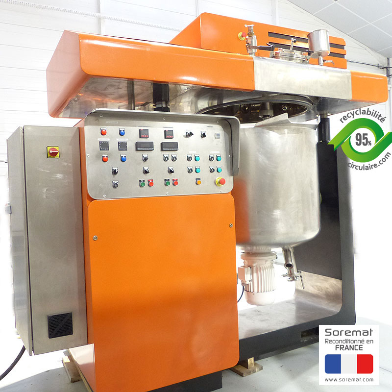 500 L OLSA Cuve de fabrication type Mpef avec homogeneiseur
