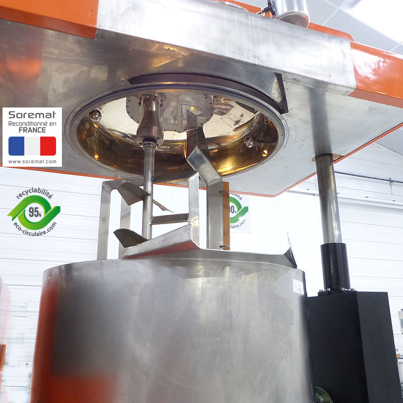 500 L OLSA Cuve de fabrication type Mpef avec homogeneiseur