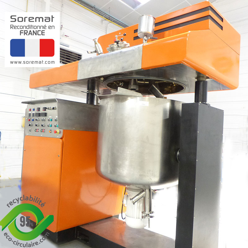 500 L OLSA Cuve de fabrication type Mpef avec homogeneiseur