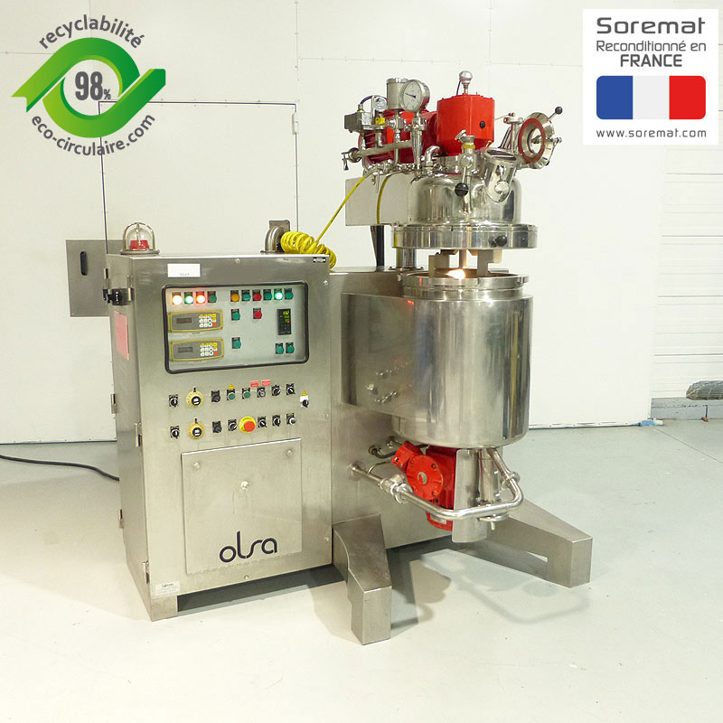 50 L OLSA Cuve de fabrication type Macef avec homogeneiseur
